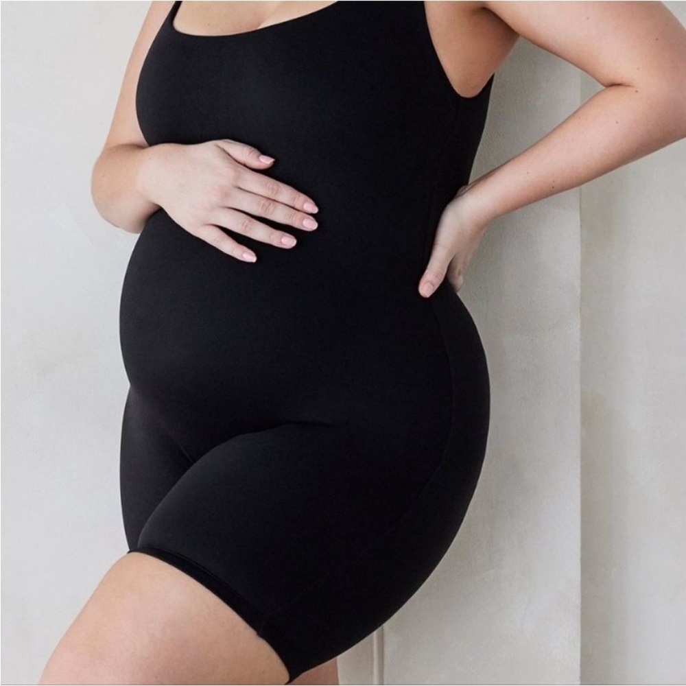 Black Maternity bumpsuit jumpsuit size xs - Picture 9 of 10